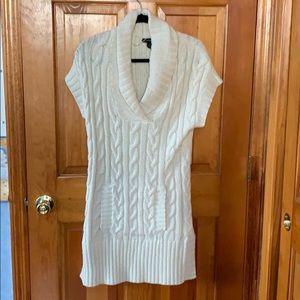 International concepts white sweater dress